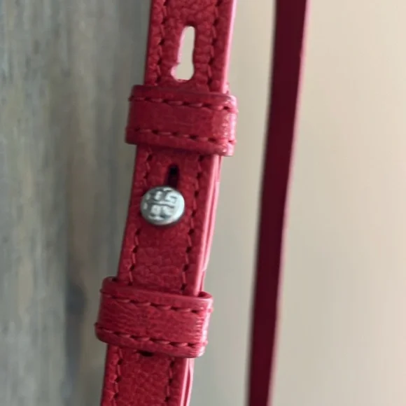 Tory Burch Fleming Red Crossbody Camera Bag - Picture 5 of 14